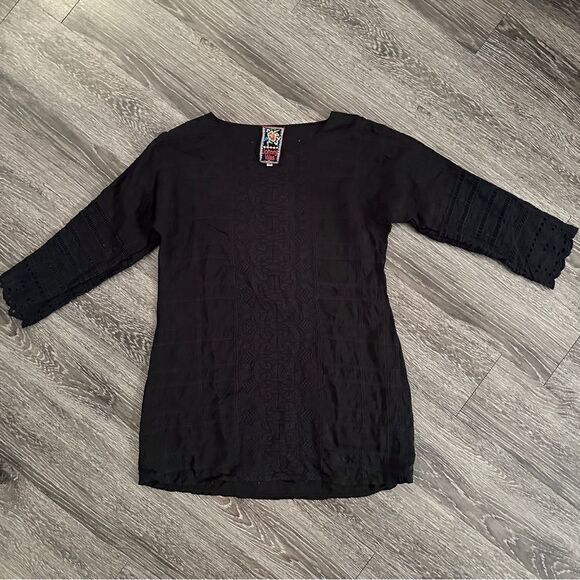 Johnny Was 3/4 sleeve tunic - Picture 1 of 8
